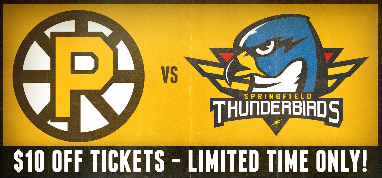 Providence Bruins vs. Springfield Thunderbirds Amica Mutual Pavillion