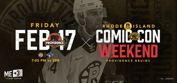 Providence Bruins | RI Comic Con Weekend