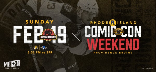 Providence Bruins | RI Comic Con Weekend