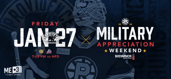 Providence Bruins | Military Appreciation Weekend