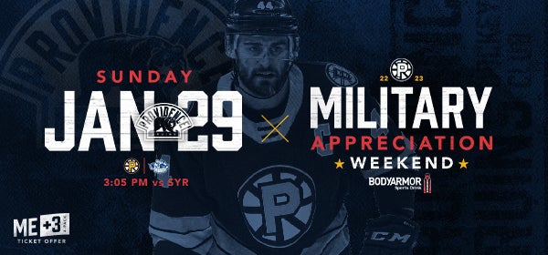 Providence Bruins | Military Appreciation Weekend