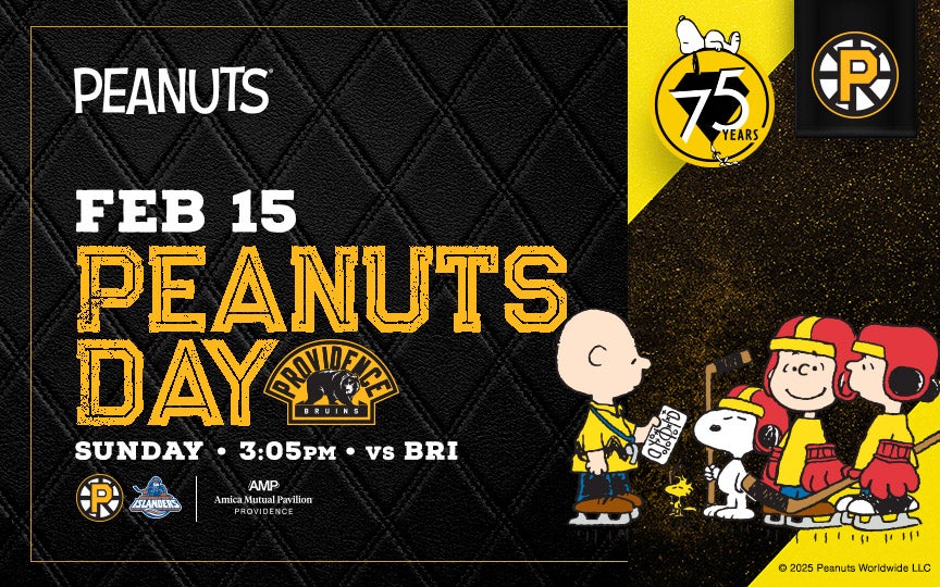 More Info for Providence Bruins • Peanuts Day