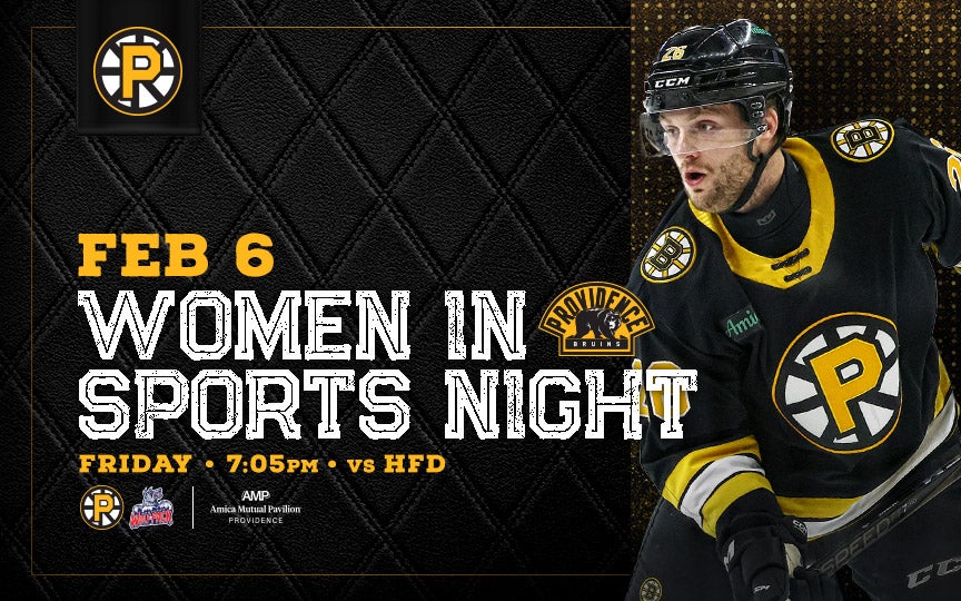 More Info for Providence Bruins • Women in Sports Night