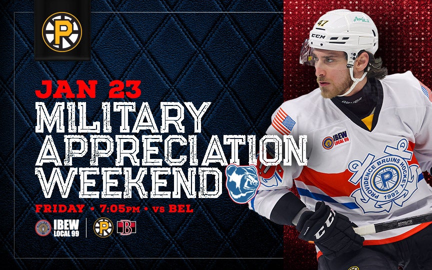 More Info for Providence Bruins • Military Appreciation Weekend
