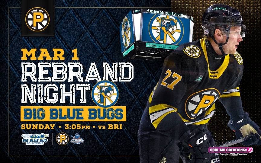 More Info for Providence Bruins • Rebrand: Big Blue Bugs