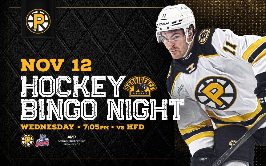 More Info for Providence Bruins • Hockey Bingo Night
