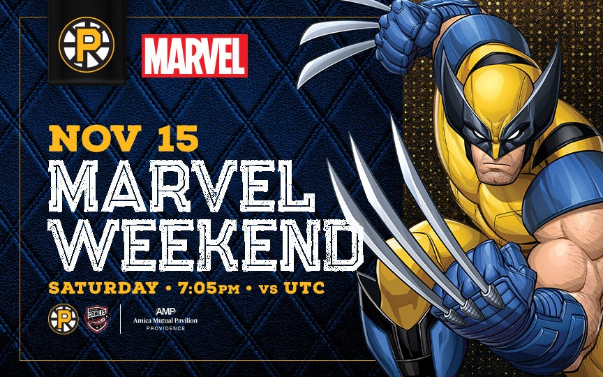 More Info for Providence Bruins • Marvel Weekend