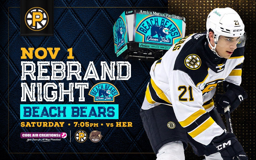 More Info for Providence Bruins • Rebrand: Beach Bears