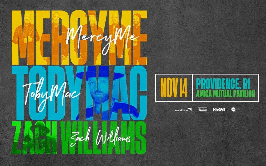 Mercy Me,Toby Mac, & Zach Williams Tour 2024 Amica Mutual Pavillion